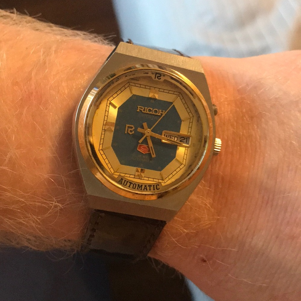 Vintage Original Ricoh mechanical automatic watch